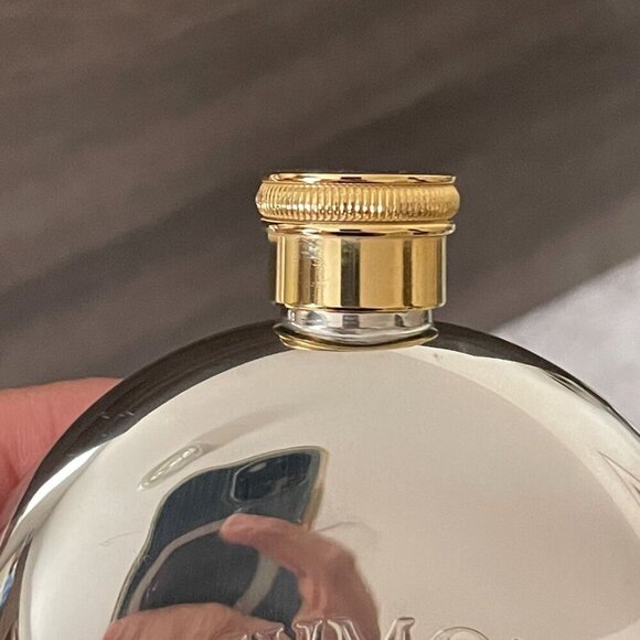 Vintage Bowmore Islay Single Malt Scotch Whisky Stainless Hip Flask Lidded 3 oz - Picture 3 of 5